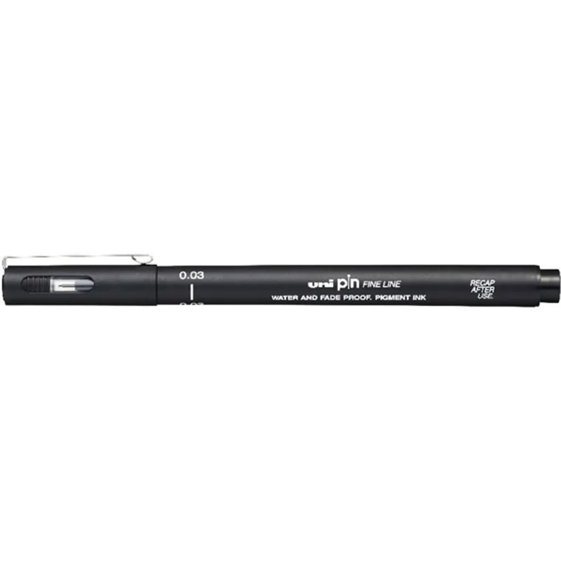Uni PIN 0,03 mm fekete rajzmarker Uni PIN 0,03 mm fekete rajzmarker