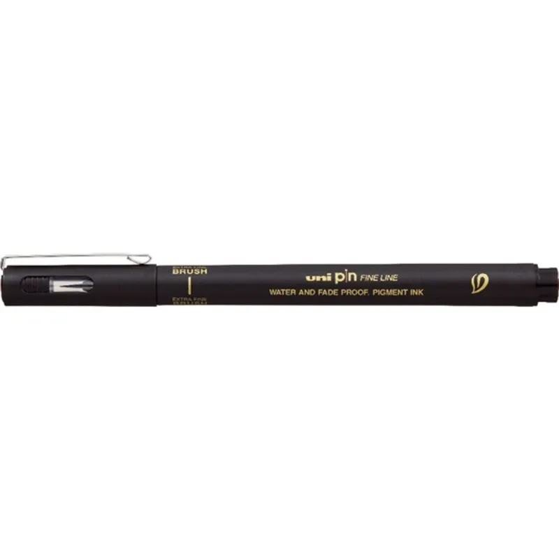 Uni PIN ecset extra vékony fekete rajzmarker Uni PIN ecset extra vékony fekete rajzmarker
