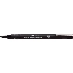 Uni PIN vágott hegyű 3 mm fekete rajzmarker