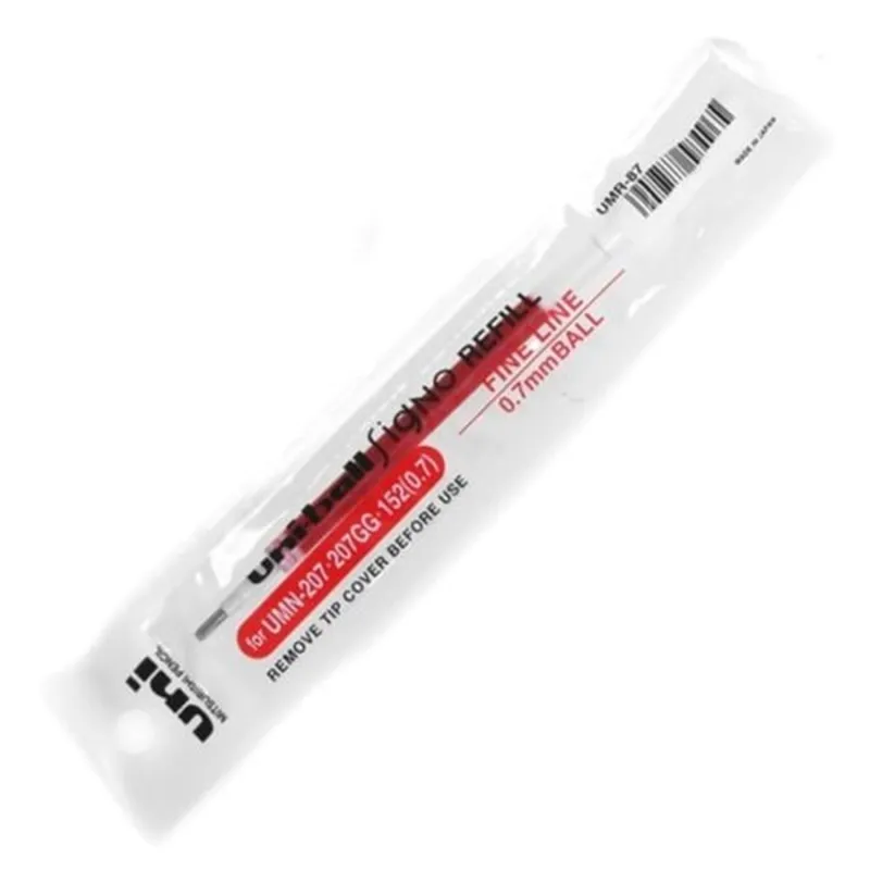 Uni UMR-87 zselés piros rollertoll betét Uni UMR-87 zselés piros rollertoll betét