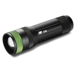GP Discovery C32 LED zseblámpa + 3 x AAA elem fekete (P8506)