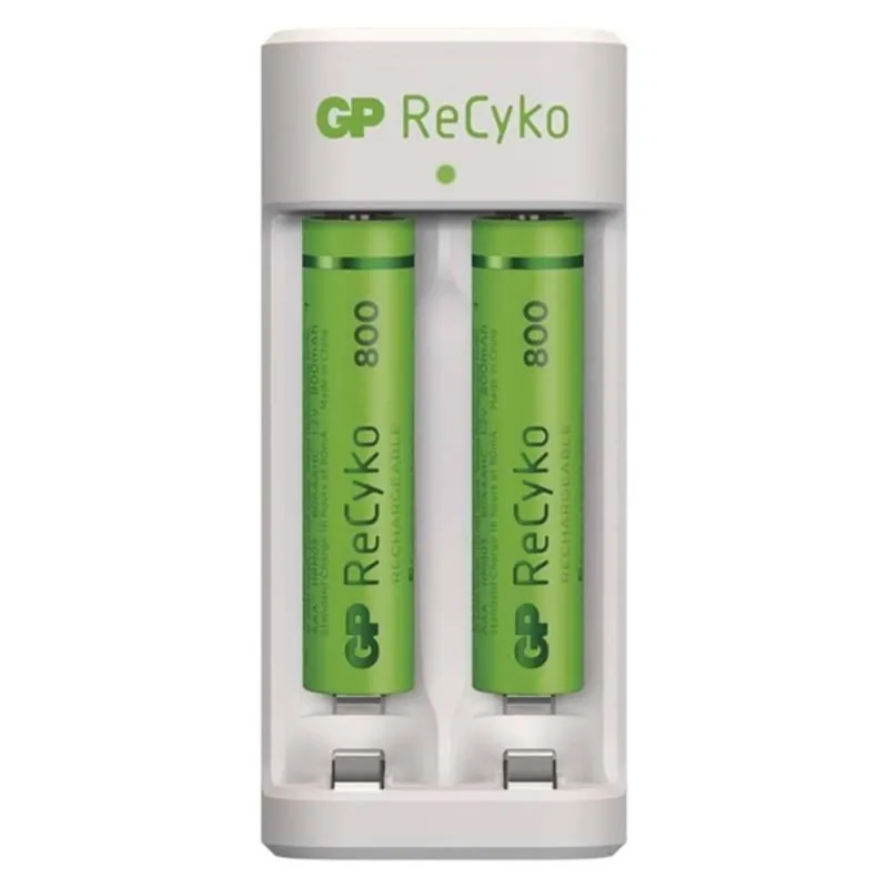 GP ReCyko Eco E211 akkutöltő + 2×AAA GP ReCyko 800 GP ReCyko Eco E211 akkutöltő + 2×AAA GP ReCyko 800