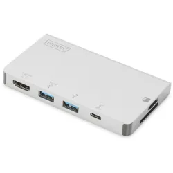 Digitus USB Type-C Multiport Travel Dock notebook dokkoló (DA-70867)
