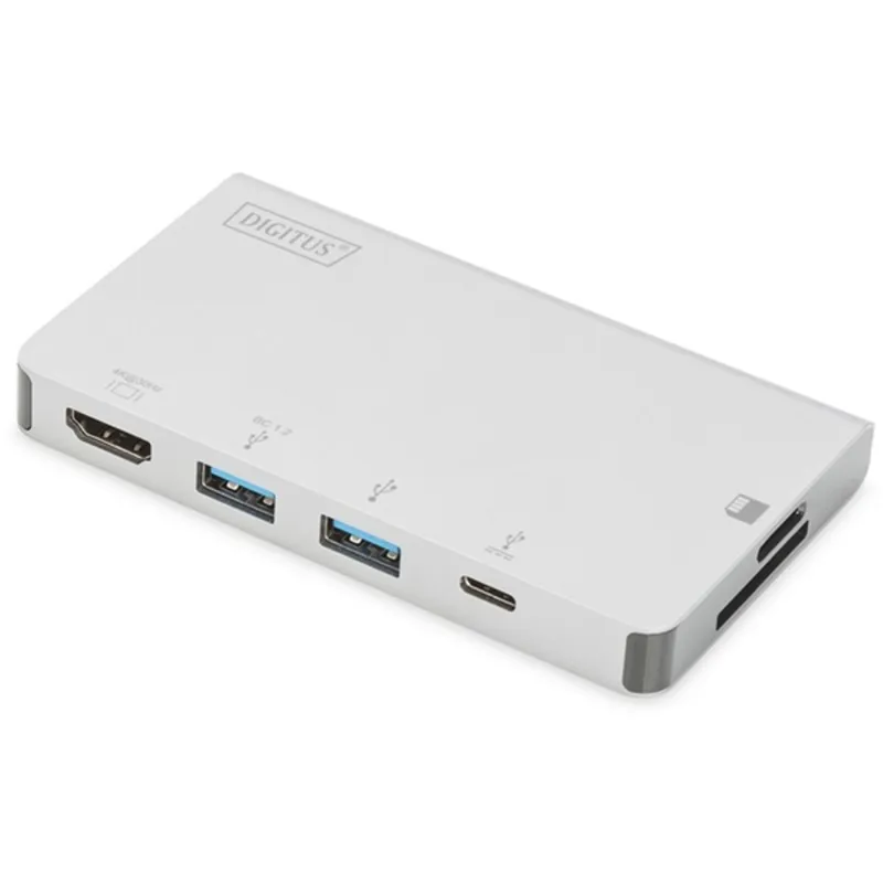 Digitus USB Type-C Multiport Travel Dock notebook dokkoló (DA-70867) Digitus USB Type-C Multiport Travel Dock notebook dokkoló (DA-70867)
