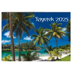 Realsystem 2022-es Szigetek 6091-SI falinaptár