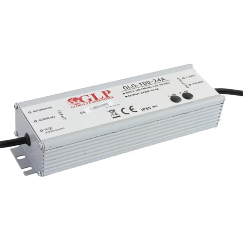 GLP GLG-100-24A 24V/4.2A 100W IP65 PFC szűrős LED tápegység GLP GLG-100-24A 24V/4.2A 100W IP65 PFC szűrős LED tápegység