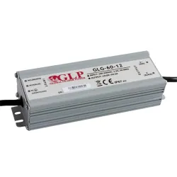 GLP GLG-60-12 12V/5A 60W IP67 PFC szűrős LED tápegység