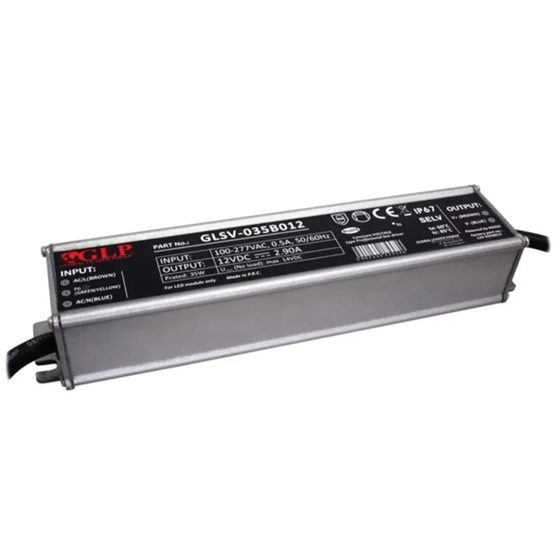 GLP GLSV-035B012 12V/2.9A 35W IP67 LED tápegység GLP GLSV-035B012 12V/2.9A 35W IP67 LED tápegység