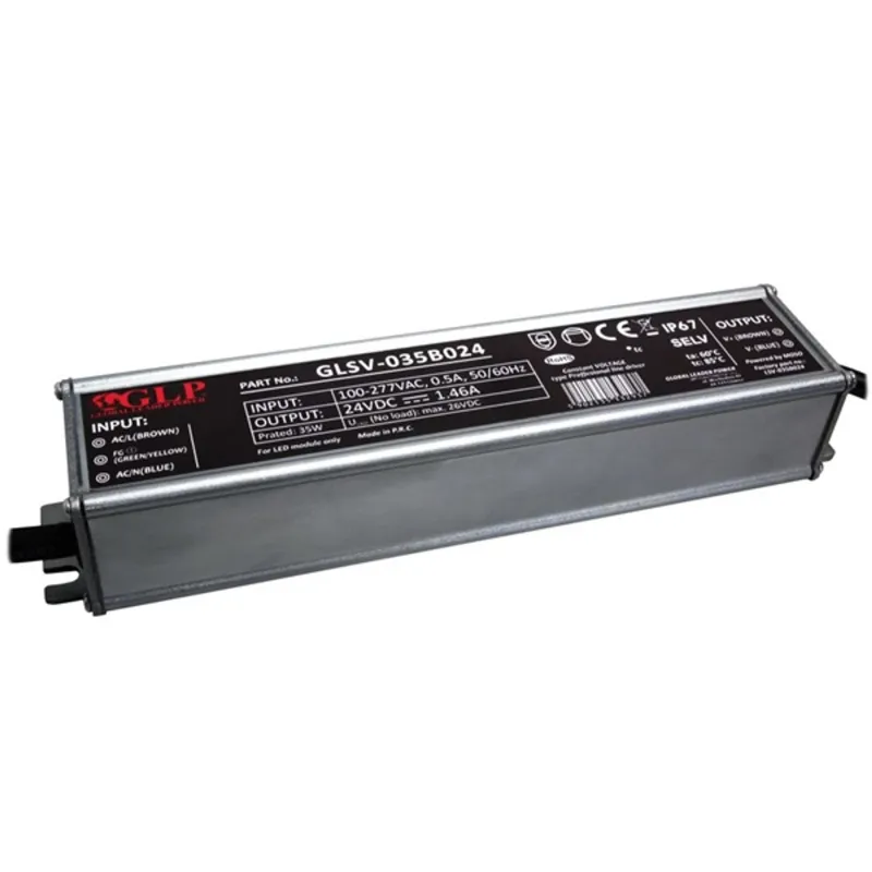 GLP GLSV-035B024 24V/1.46A 35W IP67 LED tápegység GLP GLSV-035B024 24V/1.46A 35W IP67 LED tápegység