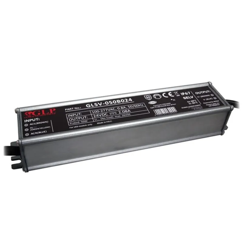 GLP GLSV-050B024 24V/2.1A 50W IP67 LED tápegység GLP GLSV-050B024 24V/2.1A 50W IP67 LED tápegység