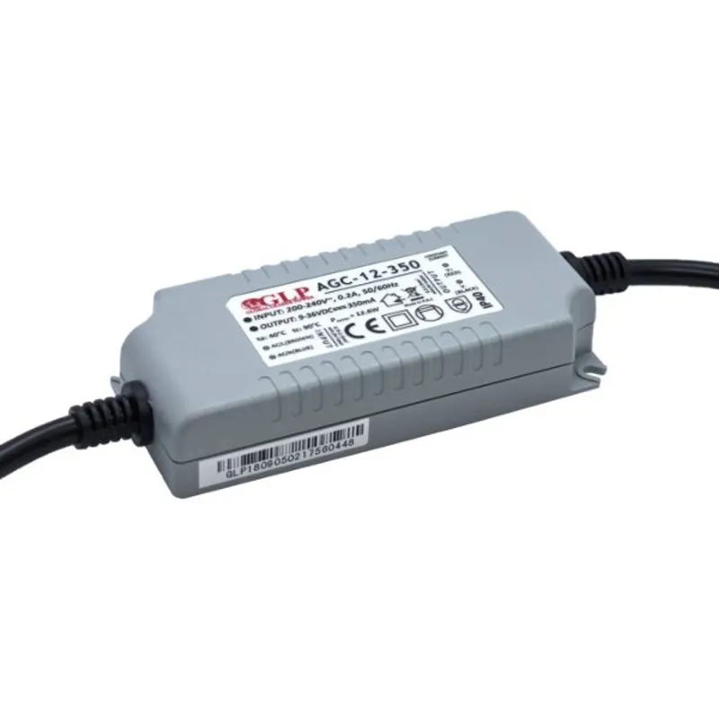 GLP AGC-12-350 12.6W 9~36V 350mA IP40 LED tápegység GLP AGC-12-350 12.6W 9~36V 350mA IP40 LED tápegység