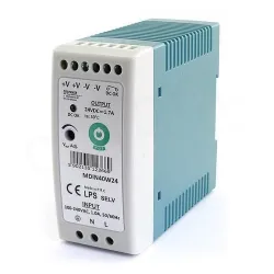 POS Power MDIN40W24 24V/1,7A 40W DIN sínre szerelhető LED tápegység