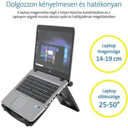 KENSINGTON SmartFit Easy Riser Laptop Cooling Stand - Black