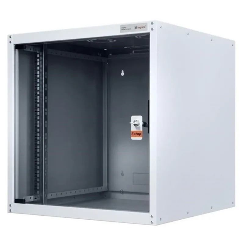 Legrand Rackszekrény, 19" fali kivitel, 20U, 982x600x600, szürke,egyrekeszes, üvegajtós, készre szerelt, max.65 kg (EVO20U6060) Legrand Rackszekrény, 19" fali kivitel, 20U, 982x600x600, szürke,egyrekeszes, üvegajtós, készre szerelt, max.65 kg (EVO20U6060)