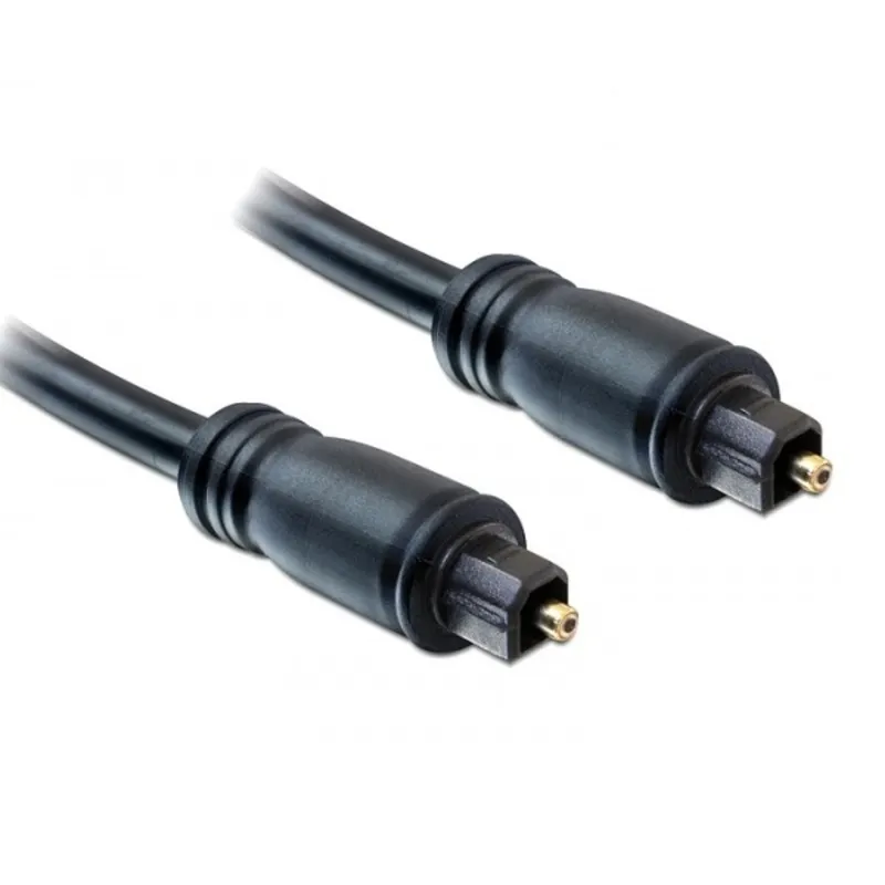 DeLock optikai kábel Toslink Standard apa/apa 2m Black DeLock optikai kábel Toslink Standard apa/apa 2m Black