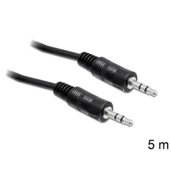 KAB Delock 84438 DC jack 3,5mm apa / apa audio kábel - 5m
