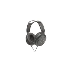 Panasonic RP-HT265E vezetékes fejhallgató, hangerőszabályozóval, fekete.
