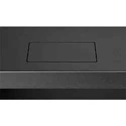 Stalflex RC19-6U-450GB 19" 6U 450 mm mély lapraszerelt fekete üveg ajtós fali rack szekrény