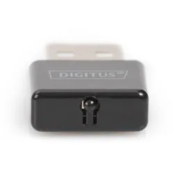 DIGITUS WLAN adaptor USB2.0 Stick IEEE802.11n 300MBit Realtek 8192 2T/2R with WPS funktion black Tiny blister