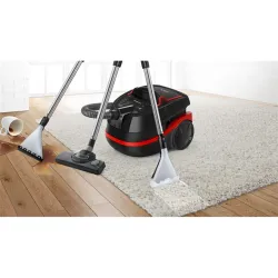 Bosch BWD421POW száraz-nedves porszívó fekete-piros
