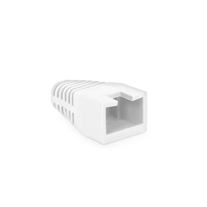 Rülstein 05287FH RJ45 8P8C moduláris dugókhoz fehér 100db "sima" törésgátló Rülstein 05287FH RJ45 8P8C moduláris dugókhoz fehér 100db "sima" törésgátló