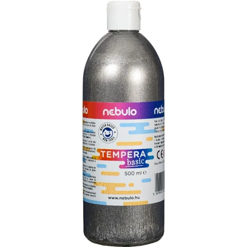 Nebulo 500ml-es ezüst tempera festék Nebulo 500ml-es ezüst tempera festék