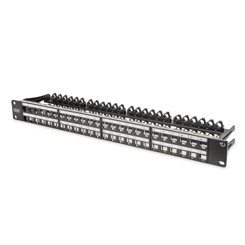 Digitus 48-port Patch Panel 1U Black Digitus 48-port Patch Panel 1U Black