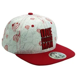 Abysse One Punch Man - Punches snapback sapka fehér-piros (ABYCAP045)