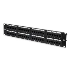 Digitus DN-91648U patch panel 48 port 2U 19" CAT6 fekete