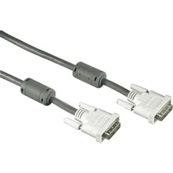 Hama DVI-D (Dual Link) (24+1) Cable 1,8m Grey
