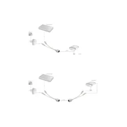 Digitus DN-95001 PoE adapter Fast Ethernet White
