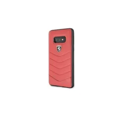 Ferrari Heritage Samsung S10 Lite tűzdelt bőr kemény piros tok