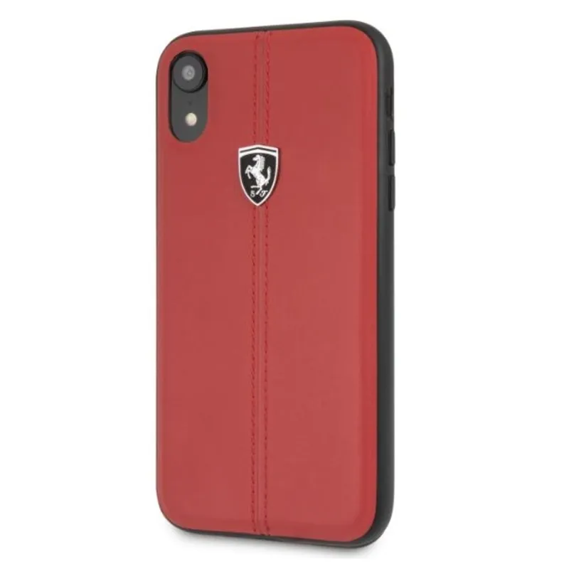 Ferrari Heritage iPhone XR piros csíkos/kemény tok Ferrari Heritage iPhone XR piros csíkos/kemény tok