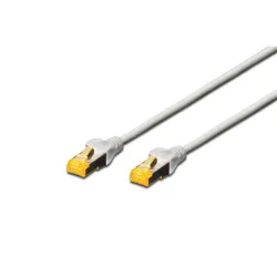 DIGITUS CAT 6A S-FTP patch cable Cu LSZH AWG 26/7 length 10m color grey