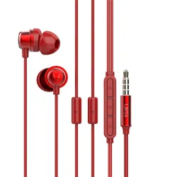 UiiSii K8 mikrofonos fülhallgató piros (MG-USK8-03)