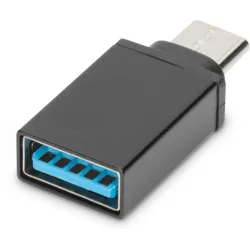 ASSMANN USB Type-C adapter type C to A M/F Super-Speed bl
