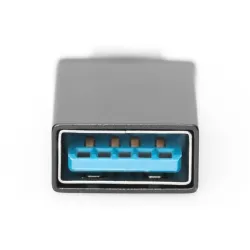 ASSMANN USB Type-C adapter type C to A M/F Super-Speed bl