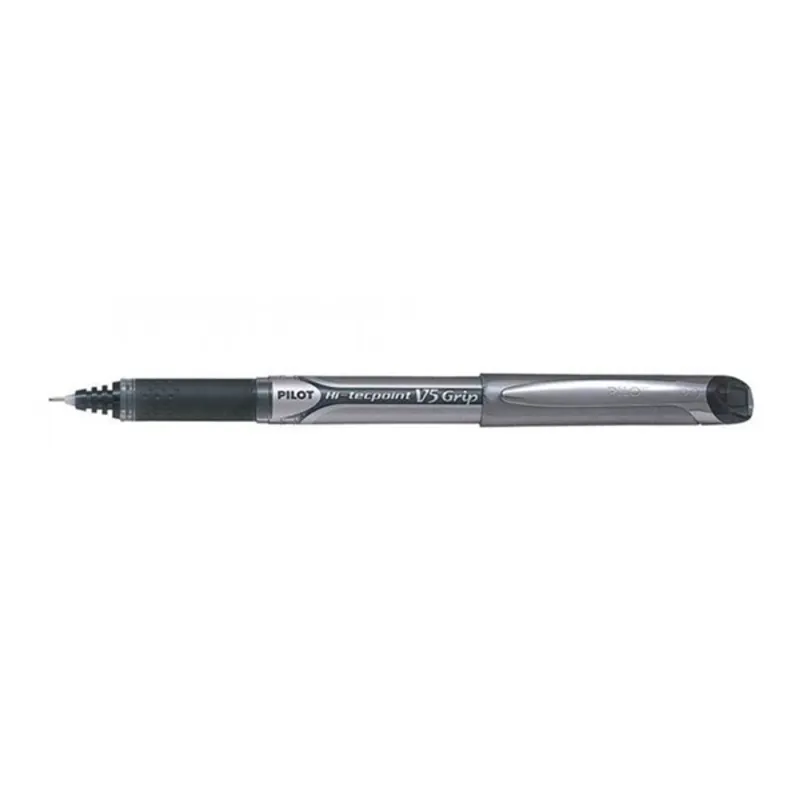 Pilot Hi-Tecpoint V5-Grip zselés fekete rollerirón Pilot Hi-Tecpoint V5-Grip zselés fekete rollerirón