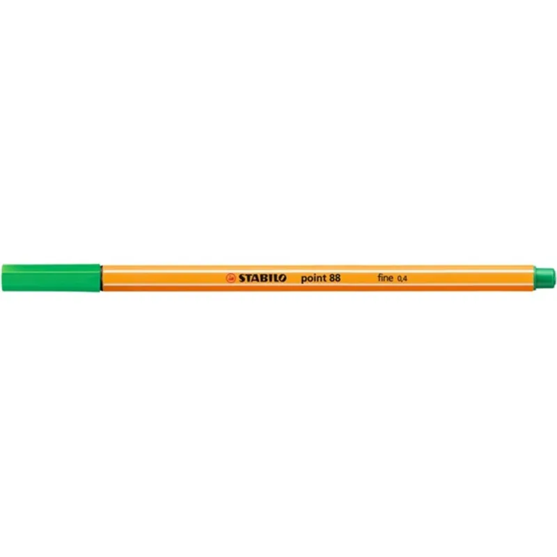 STABILO Tűfilc, 0,4 mm, STABILO "Point 88", zöld STABILO Tűfilc, 0,4 mm, STABILO "Point 88", zöld