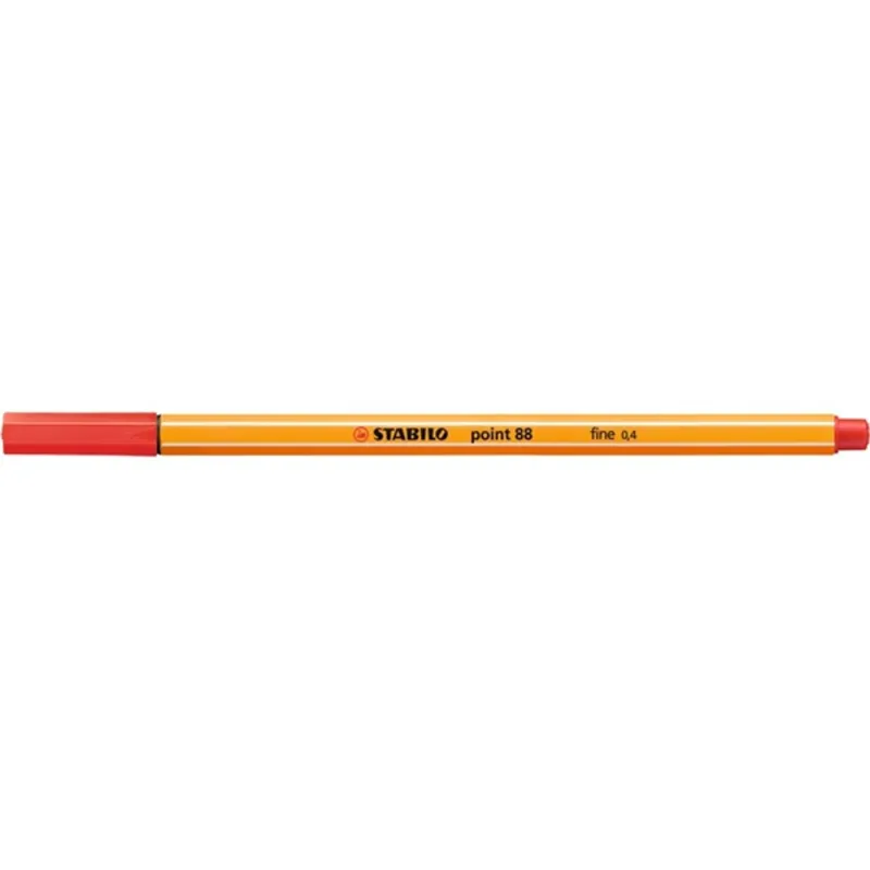 STABILO Tűfilc, 0,4 mm, STABILO "Point 88", piros STABILO Tűfilc, 0,4 mm, STABILO "Point 88", piros