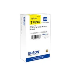 Epson sárga tintapatron, XXL, T7894, WF-5000 sorozathoz, 4.000 oldal