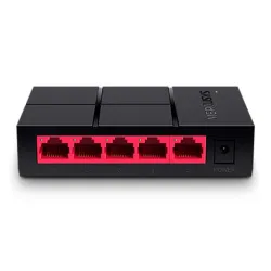 Mercusys MS105G 5 Portos Gigabit Switch fekete-piros