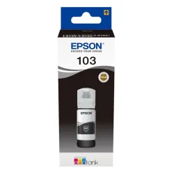Epson 103 - 65 ml - black - original - ink refill - for Epson L1210, L3210, L3211, L3250, L3251, L3256, L3260, L3266, L5296, EcoTank L11050, L1250