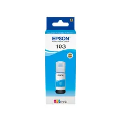 Epson 103 - 65 ml - cyan - original - ink refill - for Epson L1210, L3210, L3211, L3250, L3251, L3256, L3260, L3266, L5296, EcoTank L11050, L1250