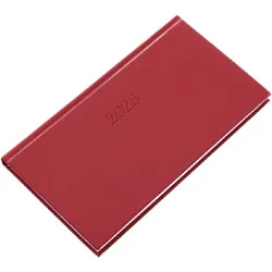 Realsystem 2022-es Standard 5711-09 fekvő bordó zsebnaptár