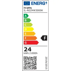 Iris Lighting AG24W3000K 24W 2400lm 3000K LED mélysugárzó