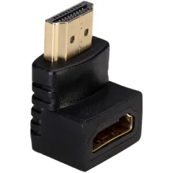 Akyga AK-AD-01 HDMI 1.4 M/F adapter fekete 90°