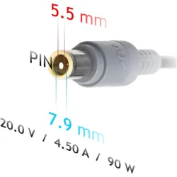 NBT Akyga AK-ND-18 90W Lenovo hálózati töltő adapter