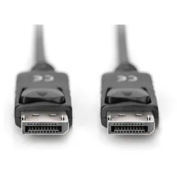 DIGITUS DisplayPort connection cable DP M/M 2.0m w/interlock DP 1.2 Ultra HD 4K bl