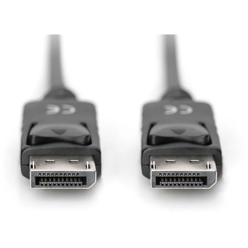 DIGITUS DisplayPort connection cable DP M/M 2.0m w/interlock DP 1.2 Ultra HD 4K bl DIGITUS DisplayPort connection cable DP M/M 2.0m w/interlock DP 1.2 Ultra HD 4K bl